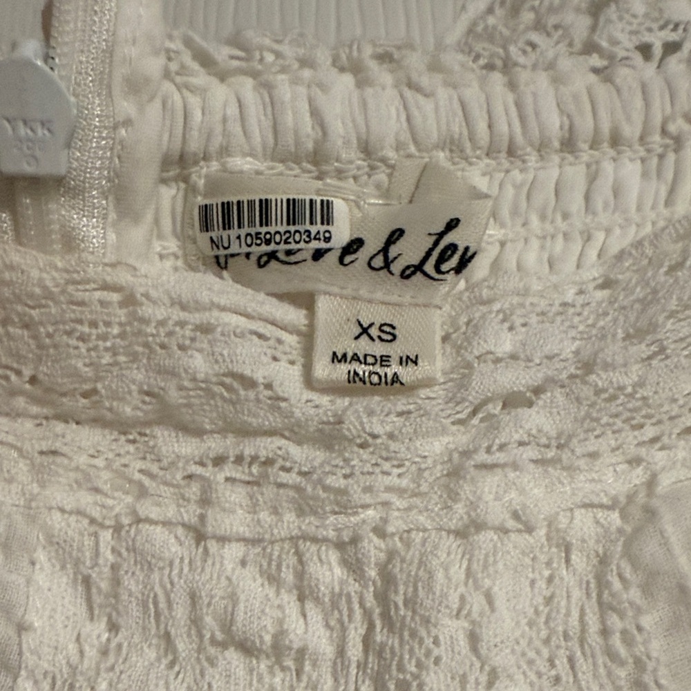 Love & Lemons - White Textured Dress - Picture 2 of 5